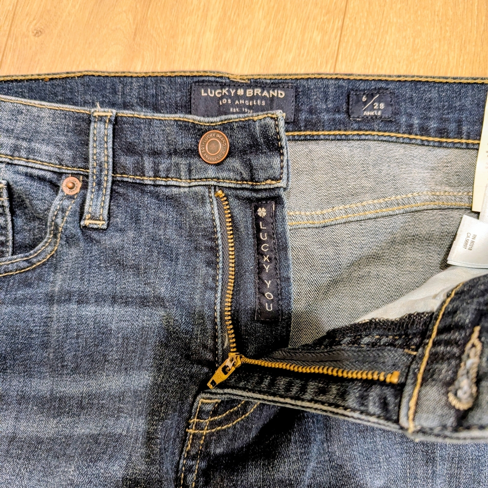 Lucky Brand Ava Women's Deep Indigo Skinny Jeans - Picture 5 of 5